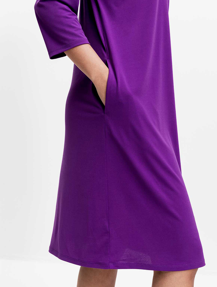 MyRunway | Shop Woolworths Purple V-Neck Dolman Sleeve Midi Shift